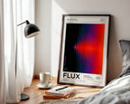 FLUX Print mockup in a furnished room
