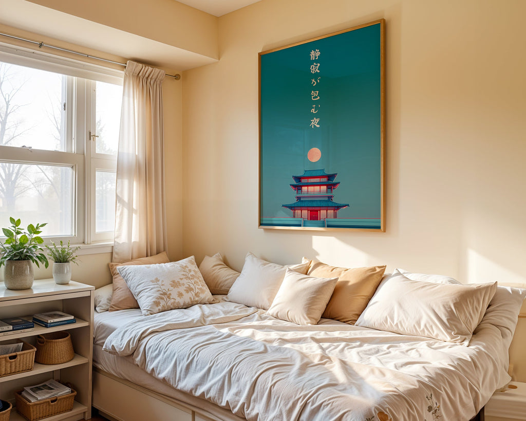 Japanese Zen Pagoda Print — Digital Download
