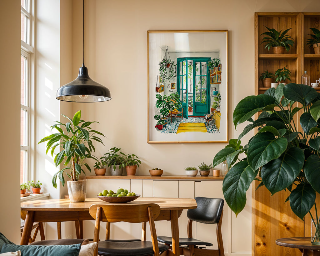 Cozy Greenhouse Print
