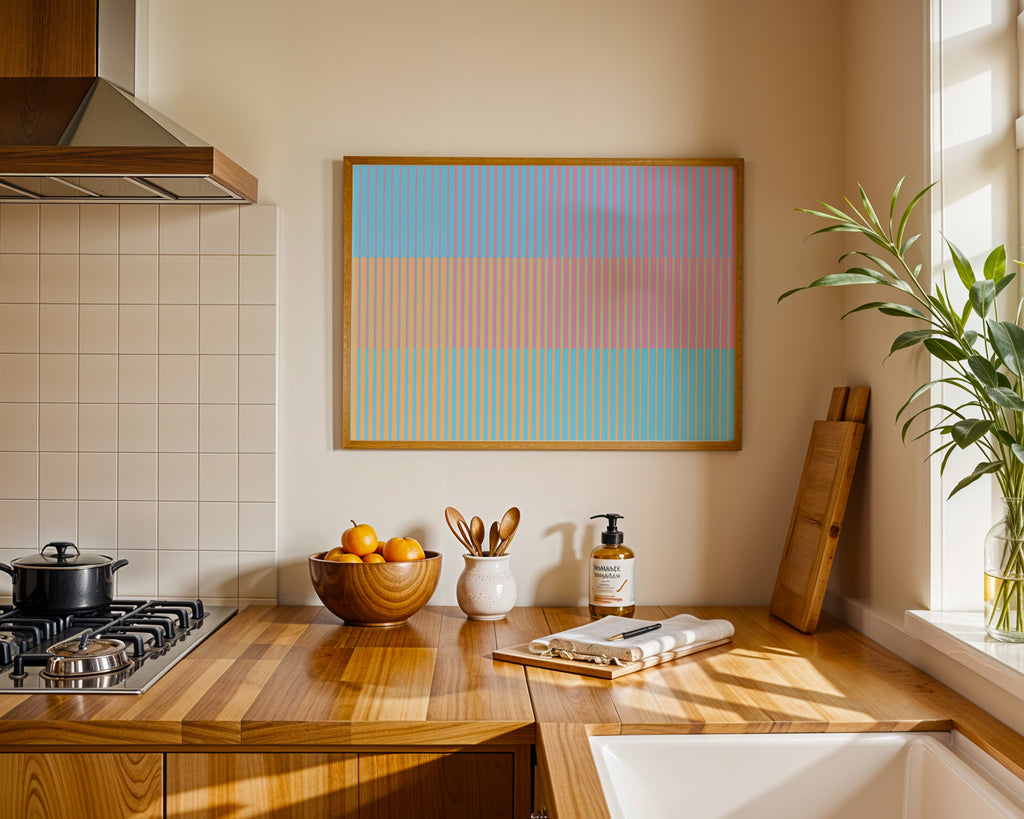 Pastel Stripe Print paper quality and specification details