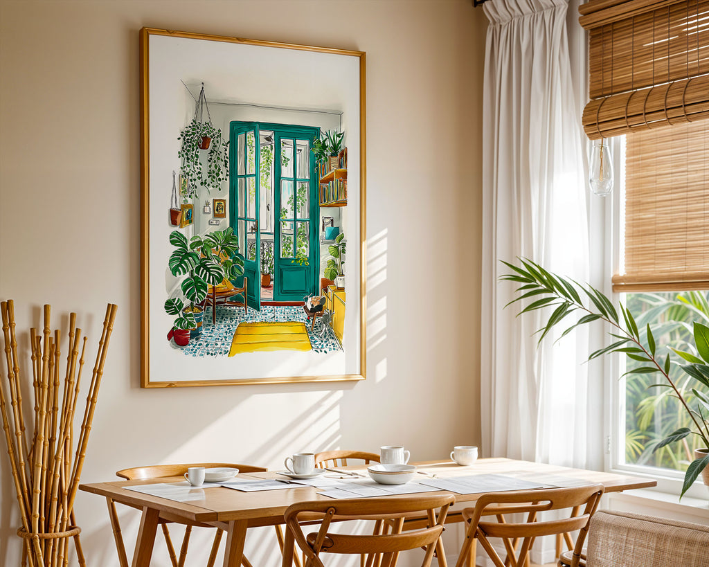 Cozy Greenhouse Print