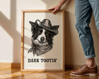 Cowboy Dog Print paper quality and specification details