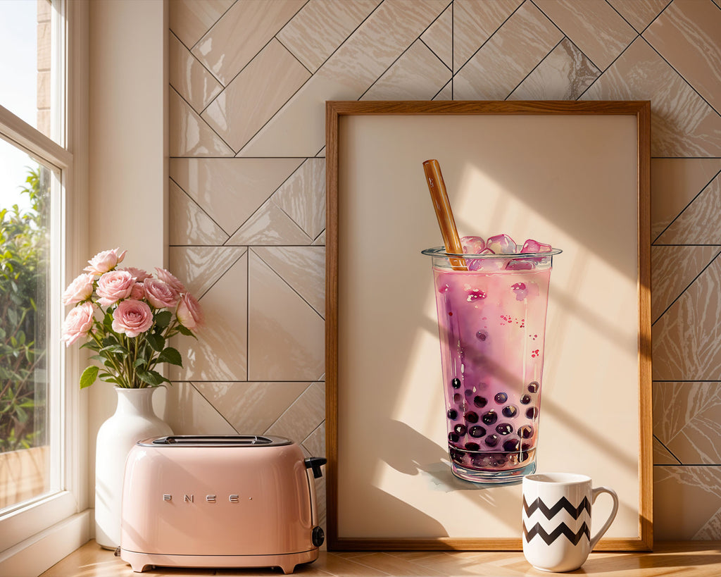 Boba Tea Print