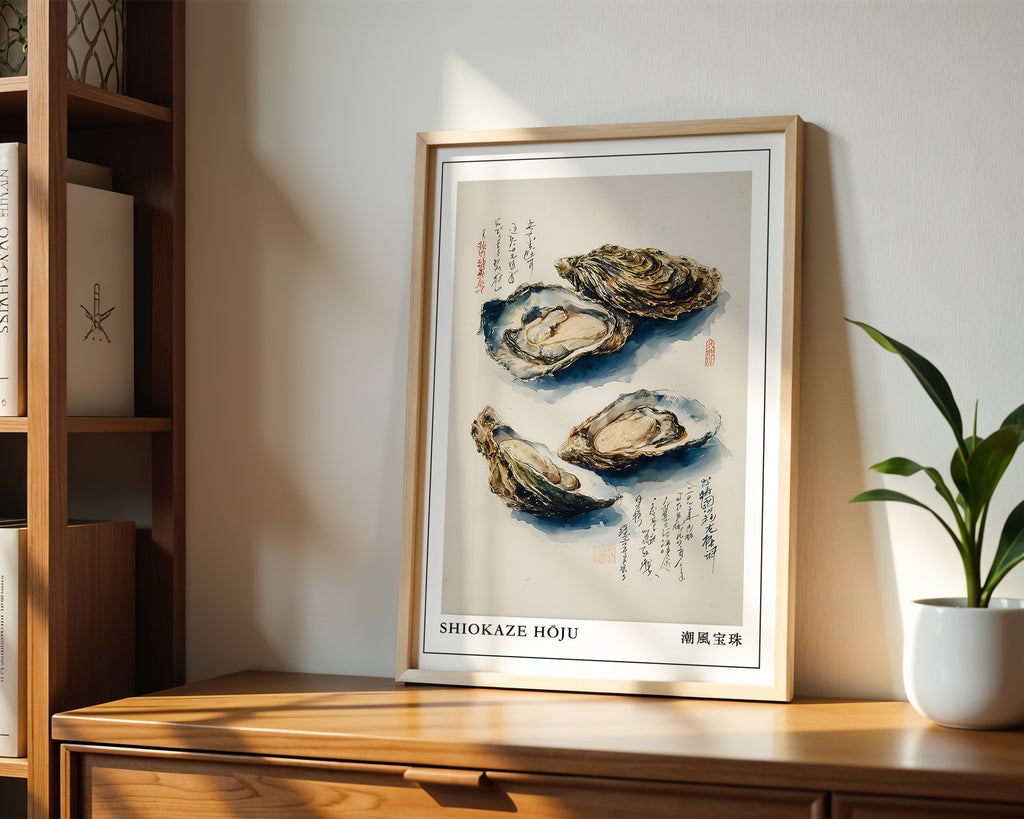 Sumi-e Oyster Print