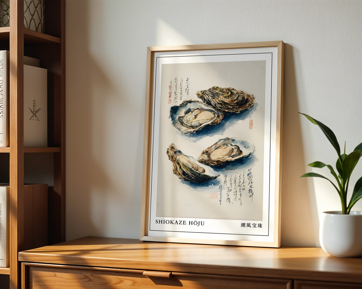 Sumi-e Oyster Print