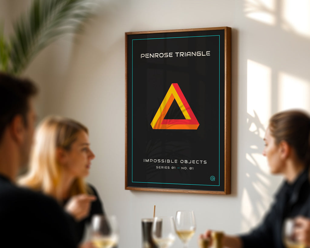 Penrose Triangle Print — Digital Download