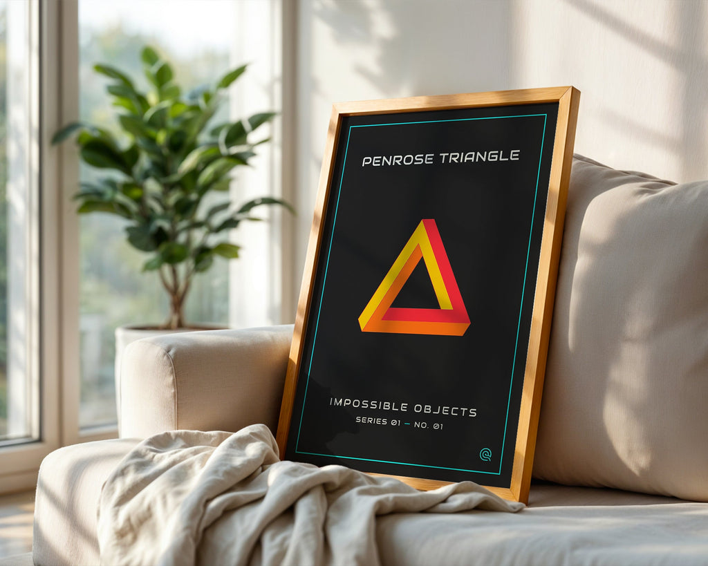 Penrose Triangle Print — Digital Download