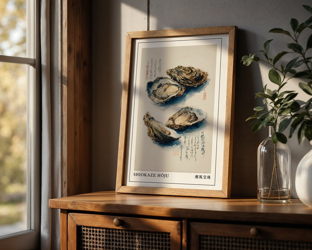 Sumi-e Oyster Print