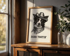 Cowboy Dog Print