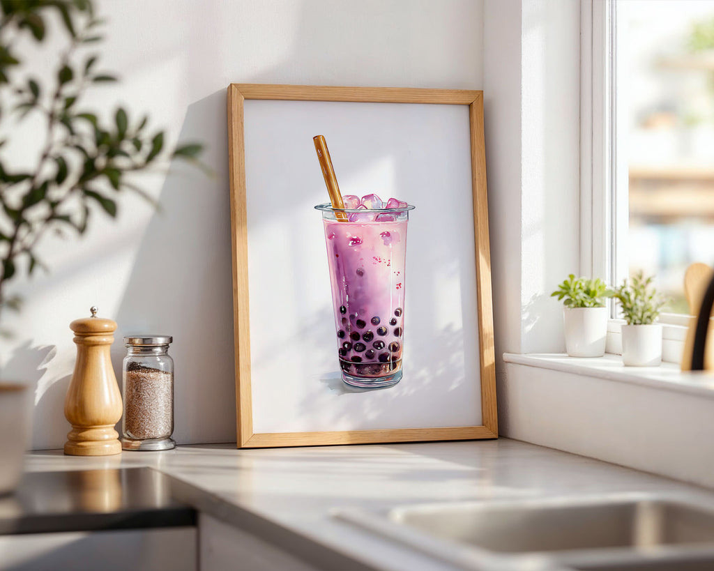 Boba Tea Print