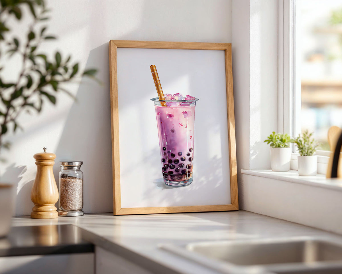 Boba Tea Print