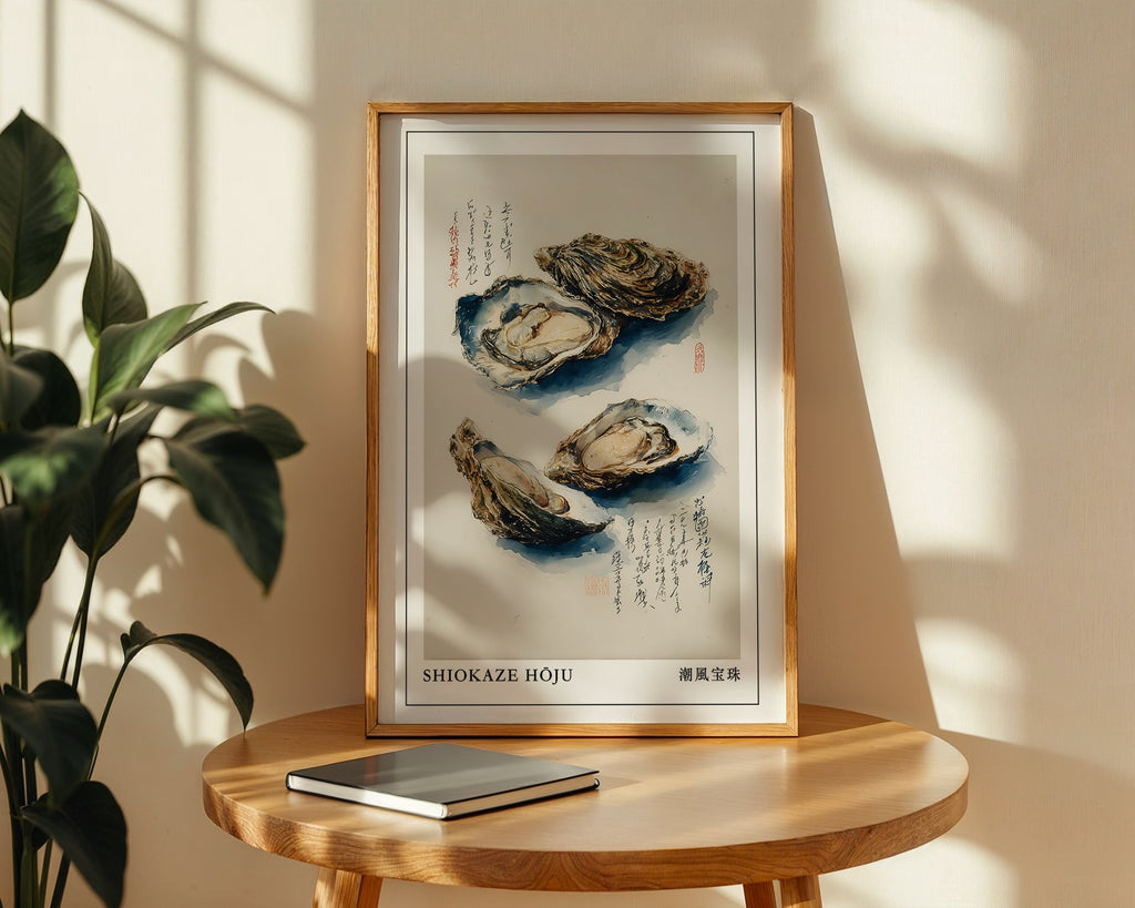 Sumi-e Oyster Print
