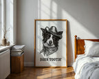 Cowboy Dog Print