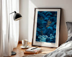 Japanese Temple Print — Digital Download mockup in a furnished room