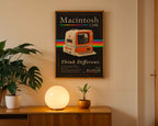 Retro Macintosh 128K Print — Digital Download