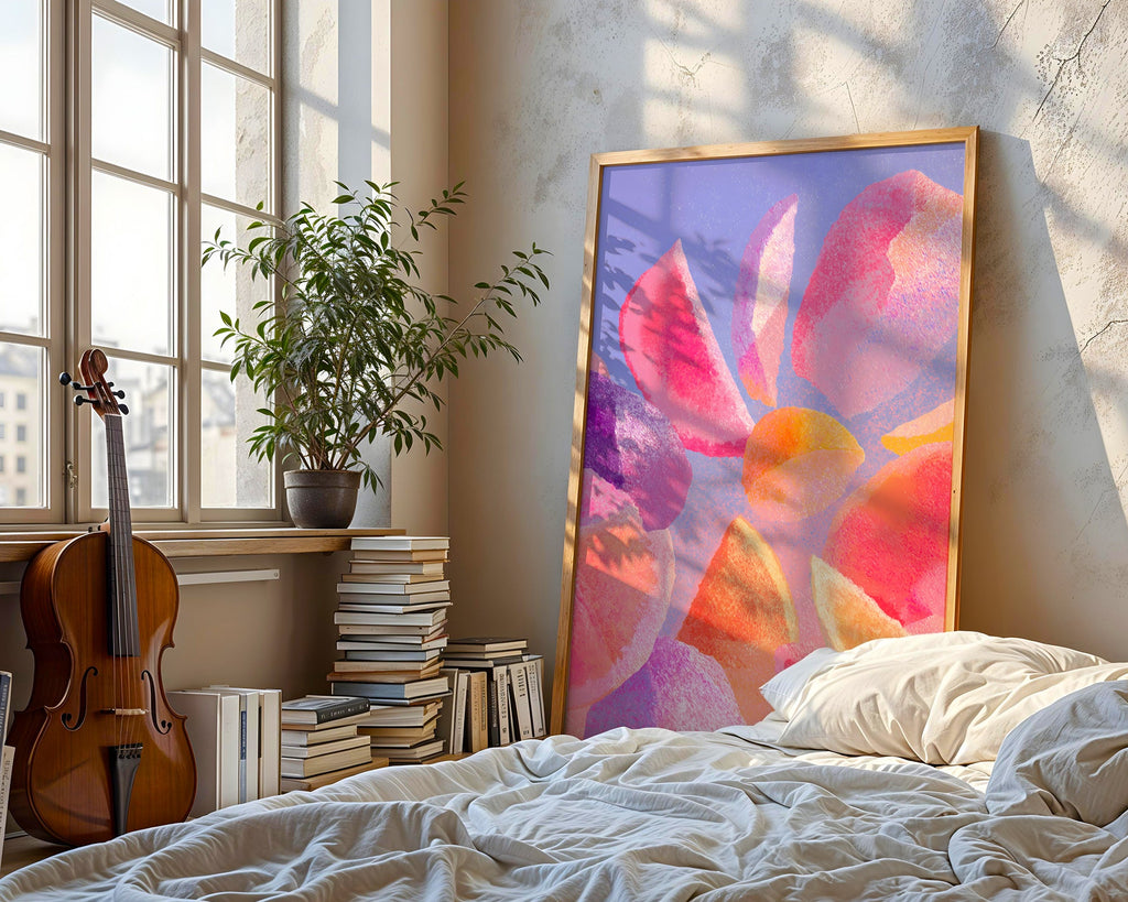 Citrus Abstract Print — Digital Download