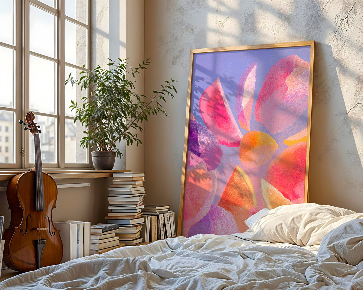 Citrus Abstract Print — Digital Download