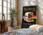 Retro Macintosh 128K Print — Digital Download