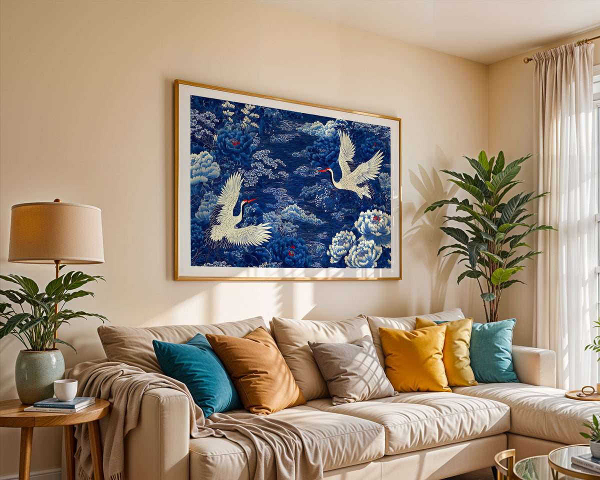 Blue Crane Print paper quality and specification details