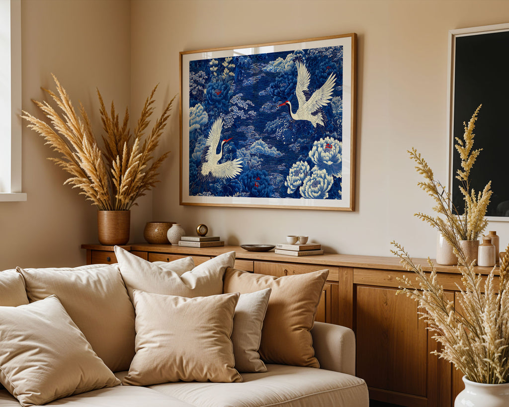 Blue Crane Print
