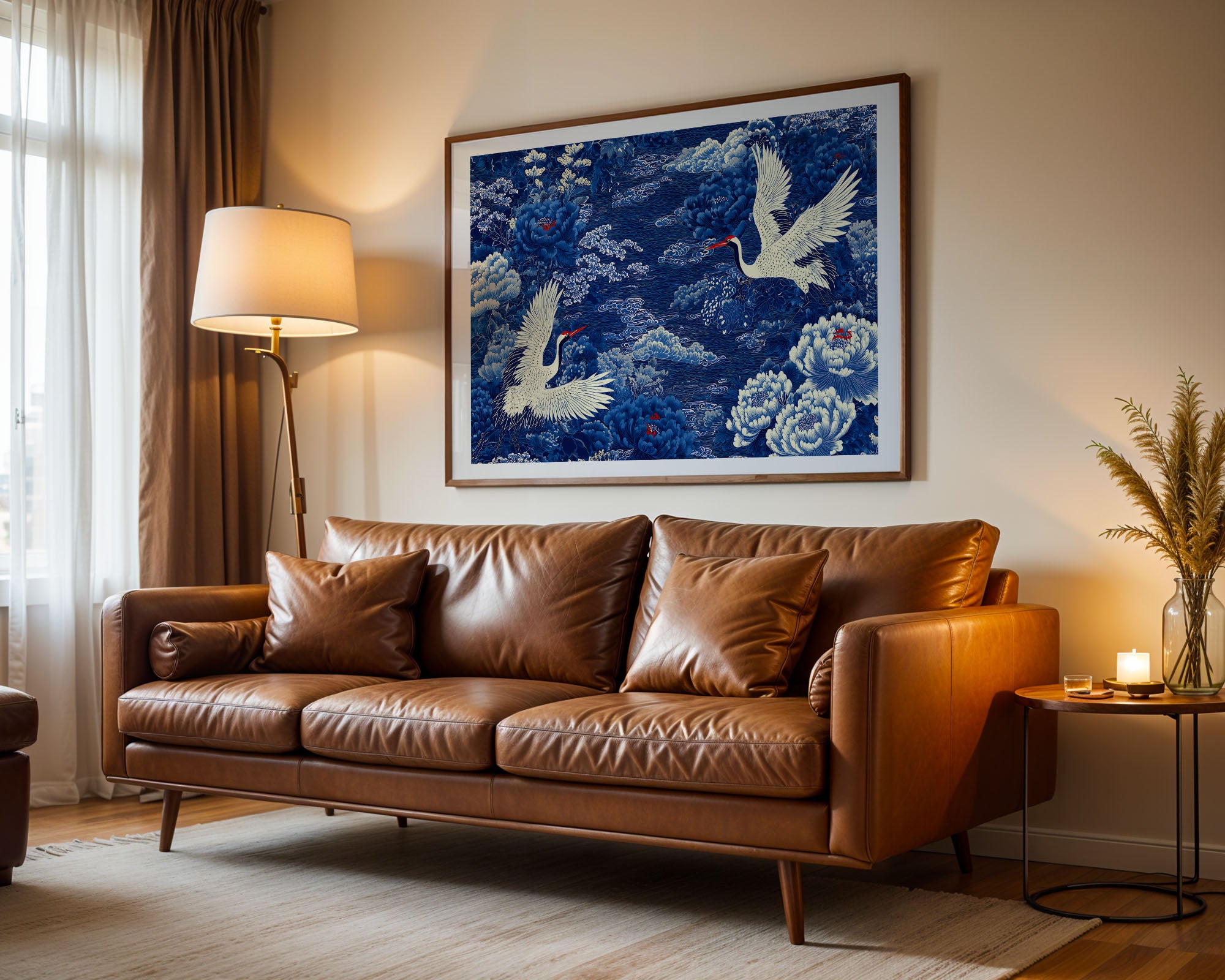Blue Crane Print
