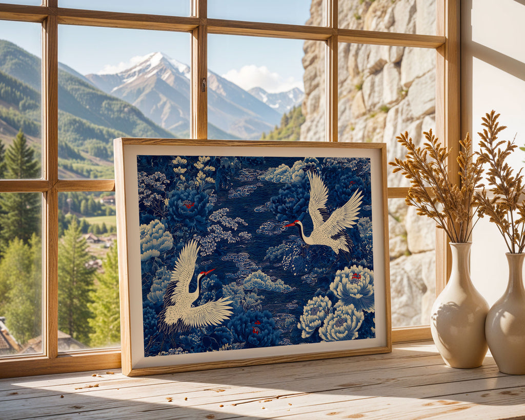 Blue Crane Print