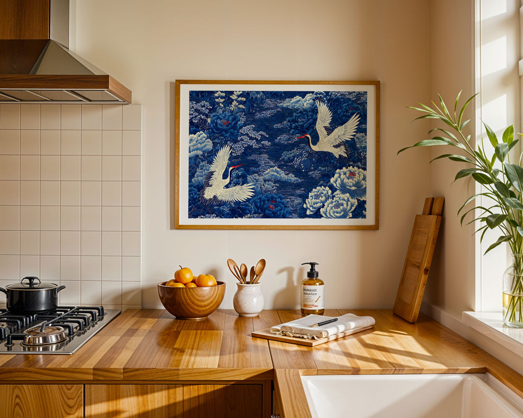 Blue Crane Print