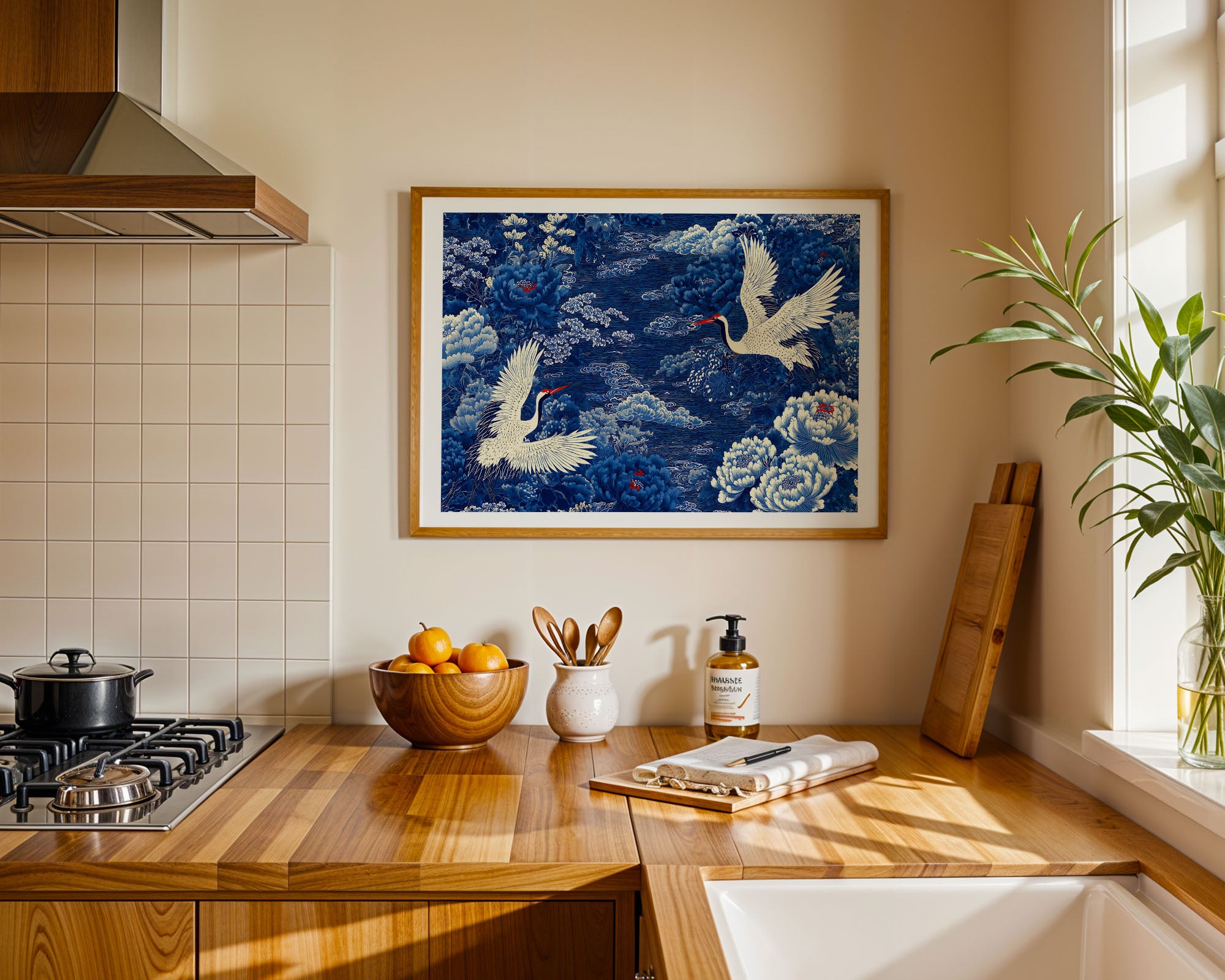 Blue Crane Print