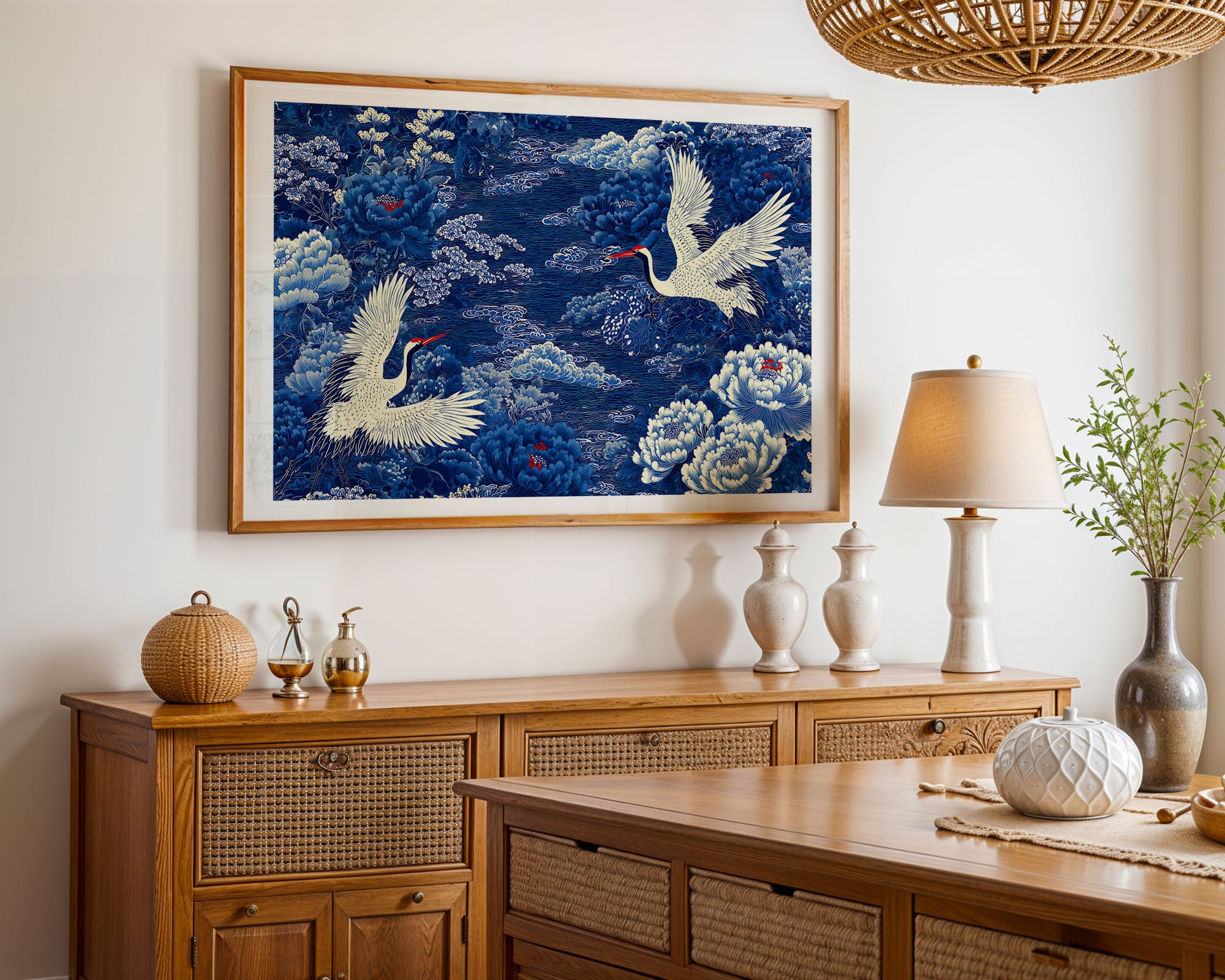 Blue Crane Print