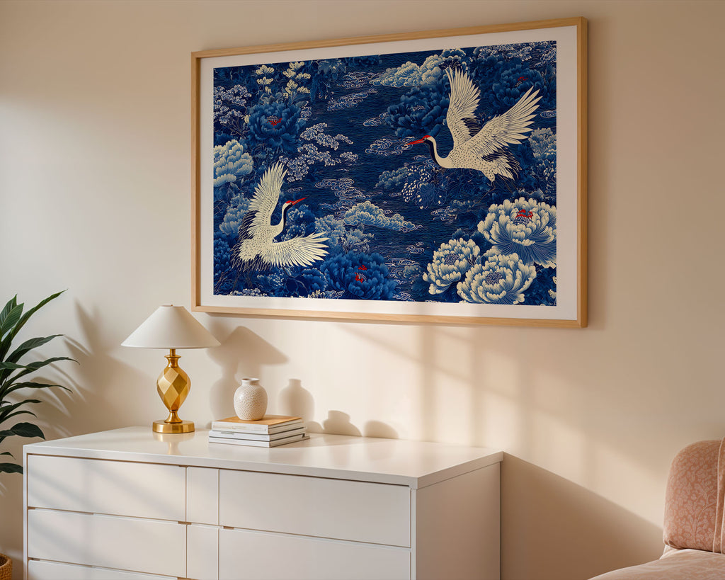 Blue Crane Print