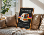Retro Macintosh 128K Print — Digital Download