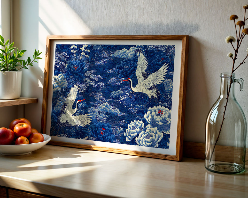 Blue Crane Print