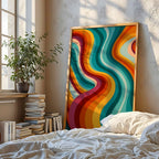 Groovy Retro Swirl Print — Digital Download