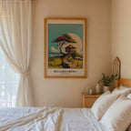 Mount Fuji Landscape Print — Digital Download shown at an angle to display detail