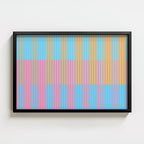 Pastel Stripe Print digital download, soft hand-brushed pastel gradient abstract art